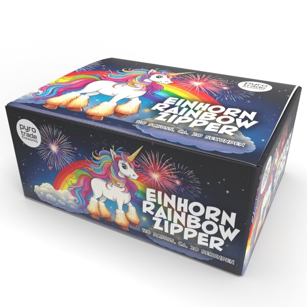 Einhorn - Rainbow zipper